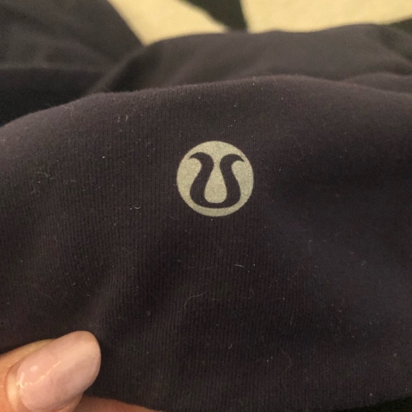 Lululemon Navy High waisted reversible  leggings - Picture 6 of 7